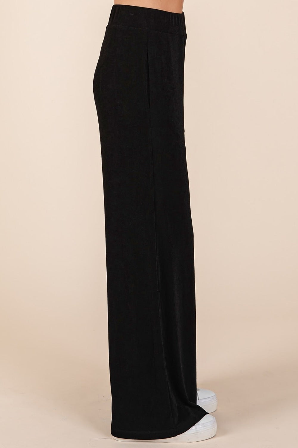 Mittoshop Elastic Waist Pants with Side Pockets – October Six