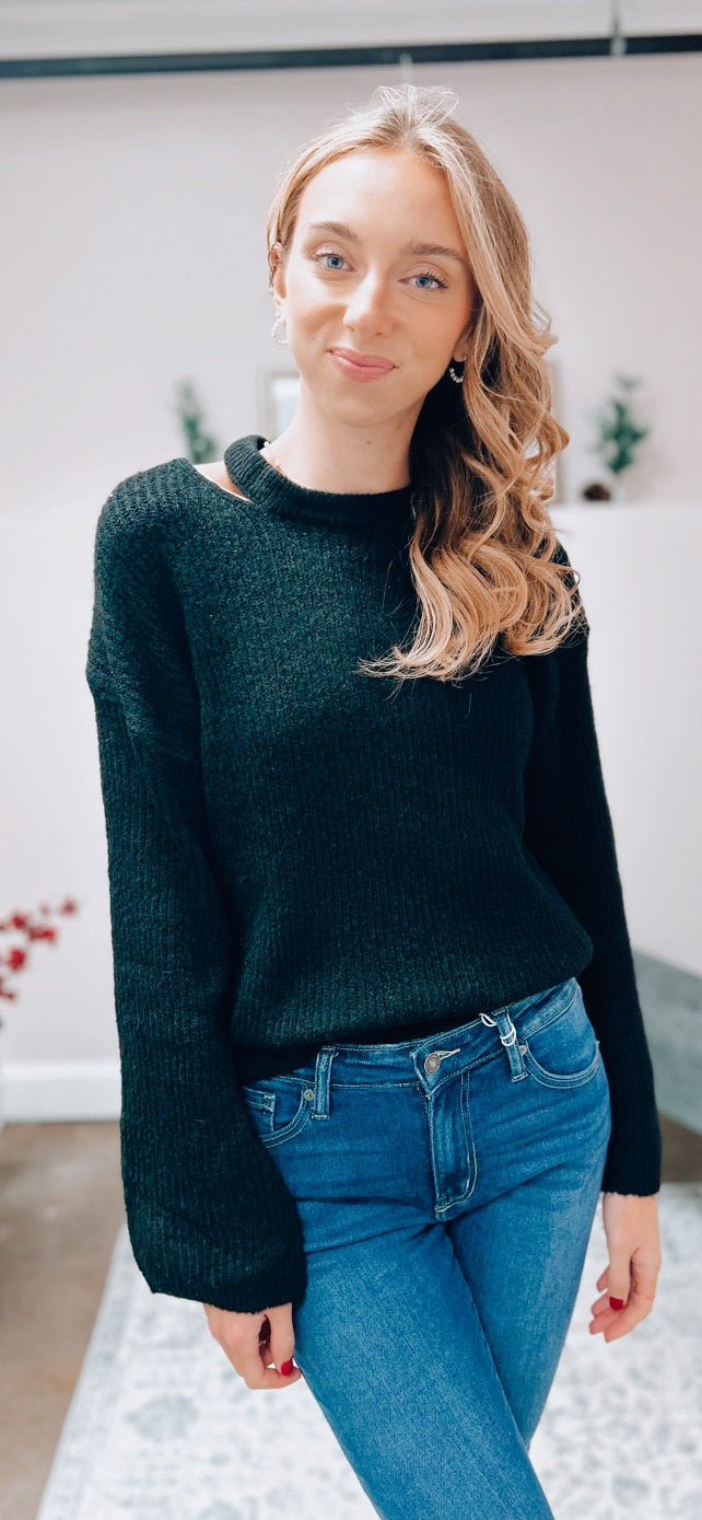 Amy Black Sweater