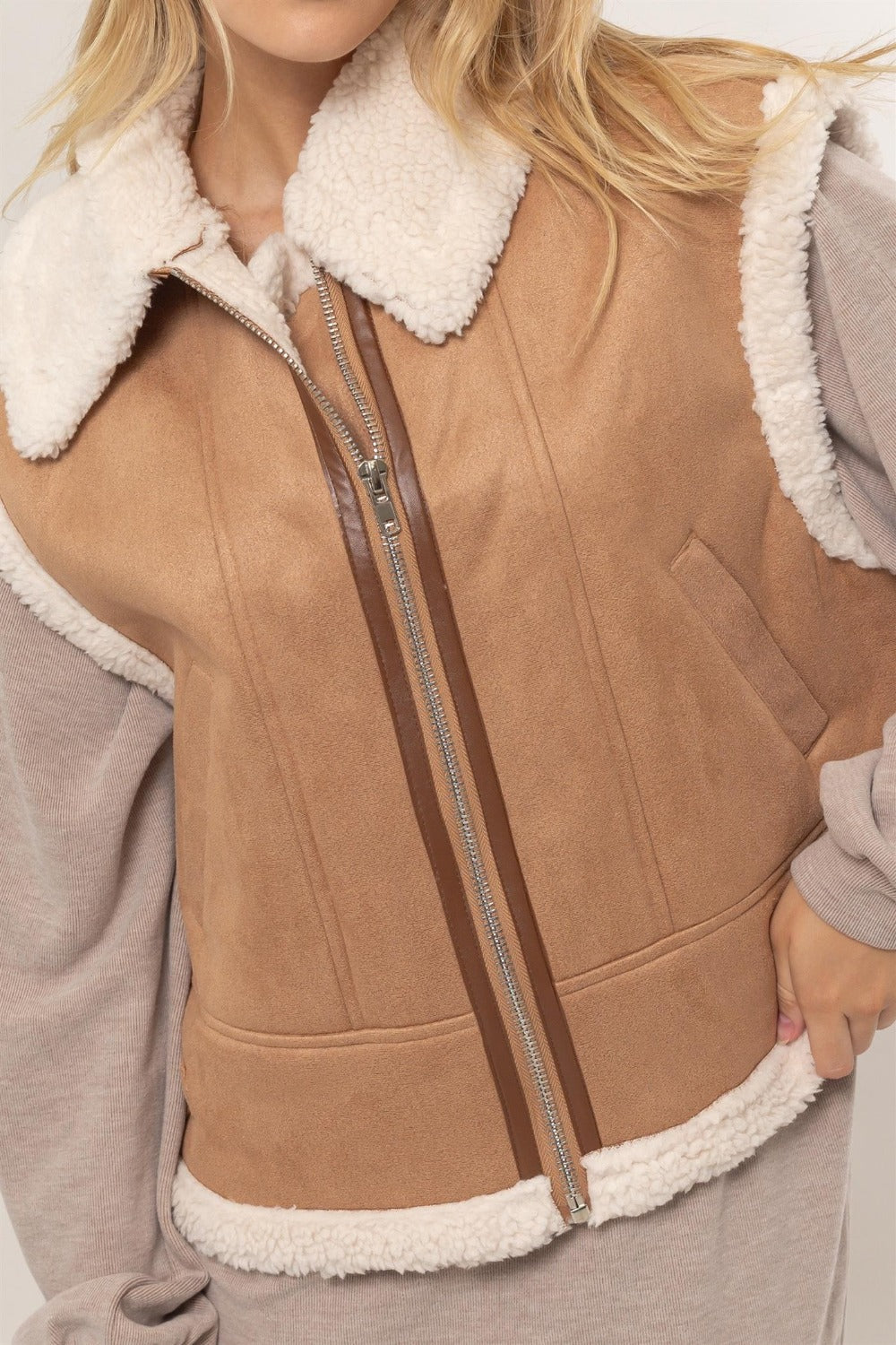 ENOF イナフ suede vest 93e63c30-f4b5-4741-b8a3-